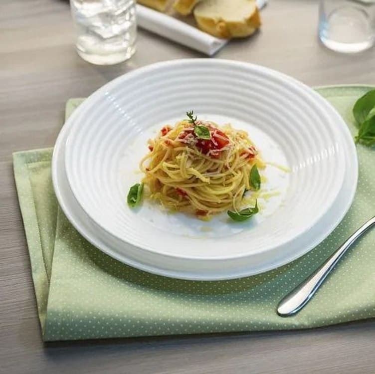 Aparelho Jantar Saturno Nadir Opaline 12 Peças Cor Branco