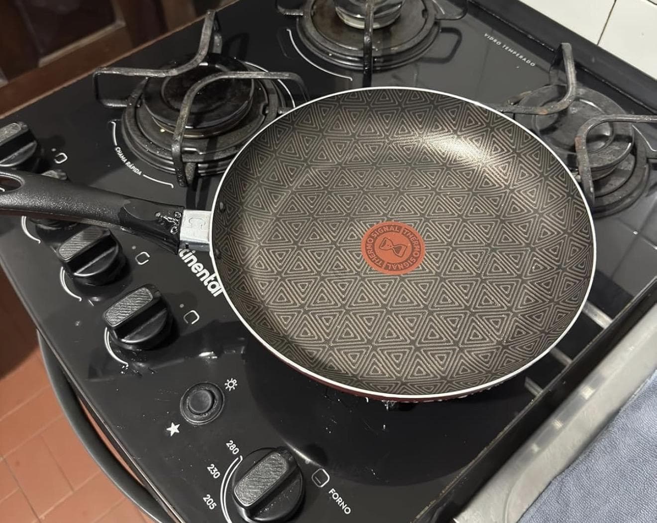 Frigideira Rochedo Facilita 30 cm Antiaderente Vermelho